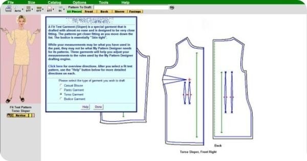 آموزش طراحی لباس CAD Pattern Design