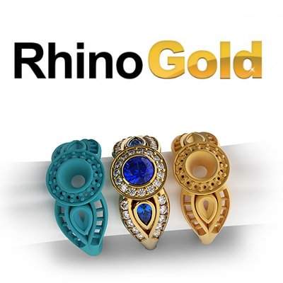آموزش طراحی طلا و جواهر Rhino Gold