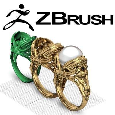 آموزش طراحی طلا و جواهر ZBrush